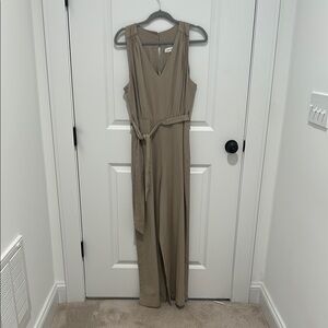 Elegant Tan Jumpsuit
